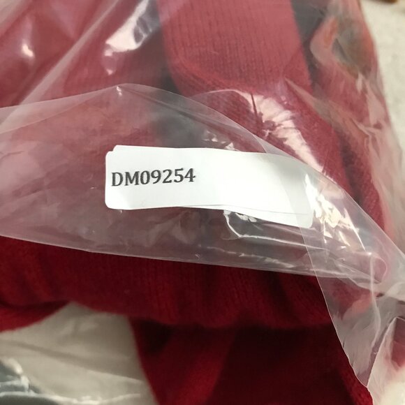 Neiman Marcus Cashmere Cardigan Red Open Front Womens XS - Picture 8 of 8